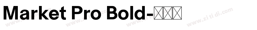 Market Pro Bold字体转换